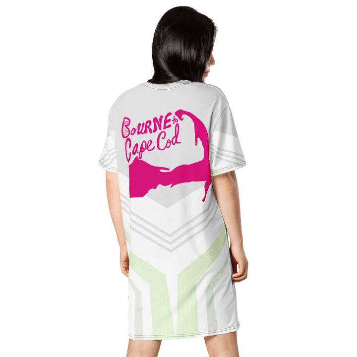 Preppy Geometrics T-Shirt Dress – BOURNE to Cape Cod™ product image (2)