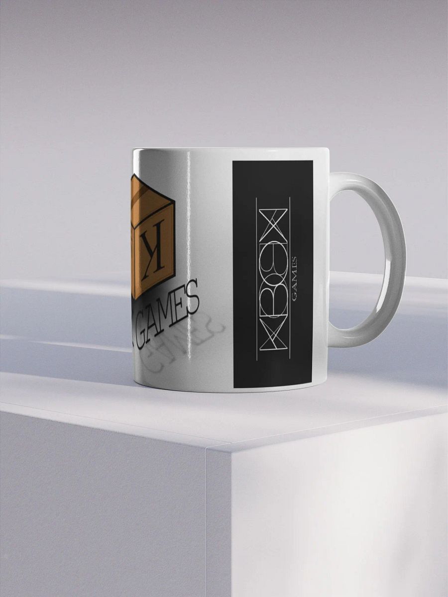 KboxGames white logo mug product image (4)