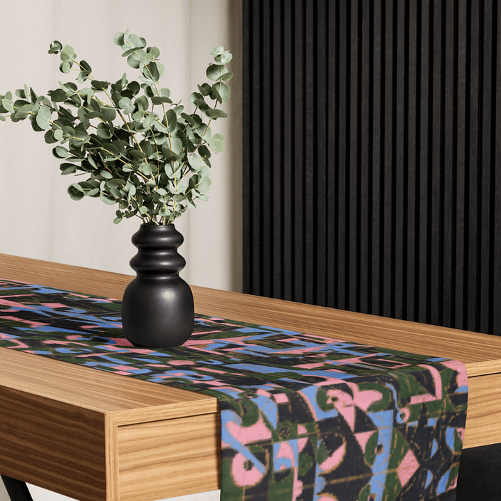 opposite dimples in the bored mind of the squid table runner product image (1)