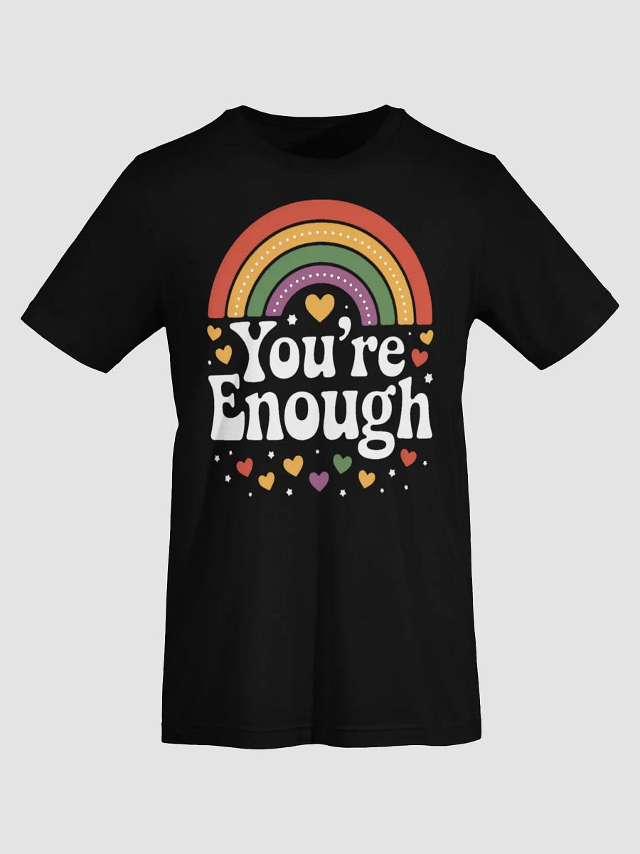 You're Enough Retro Rainbow Pride T-Shirt product image (17)