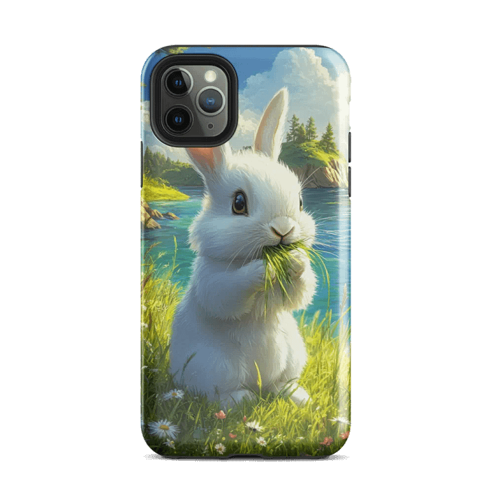 Tough Case for iPhone® – Happy meadow bunny product image (51)