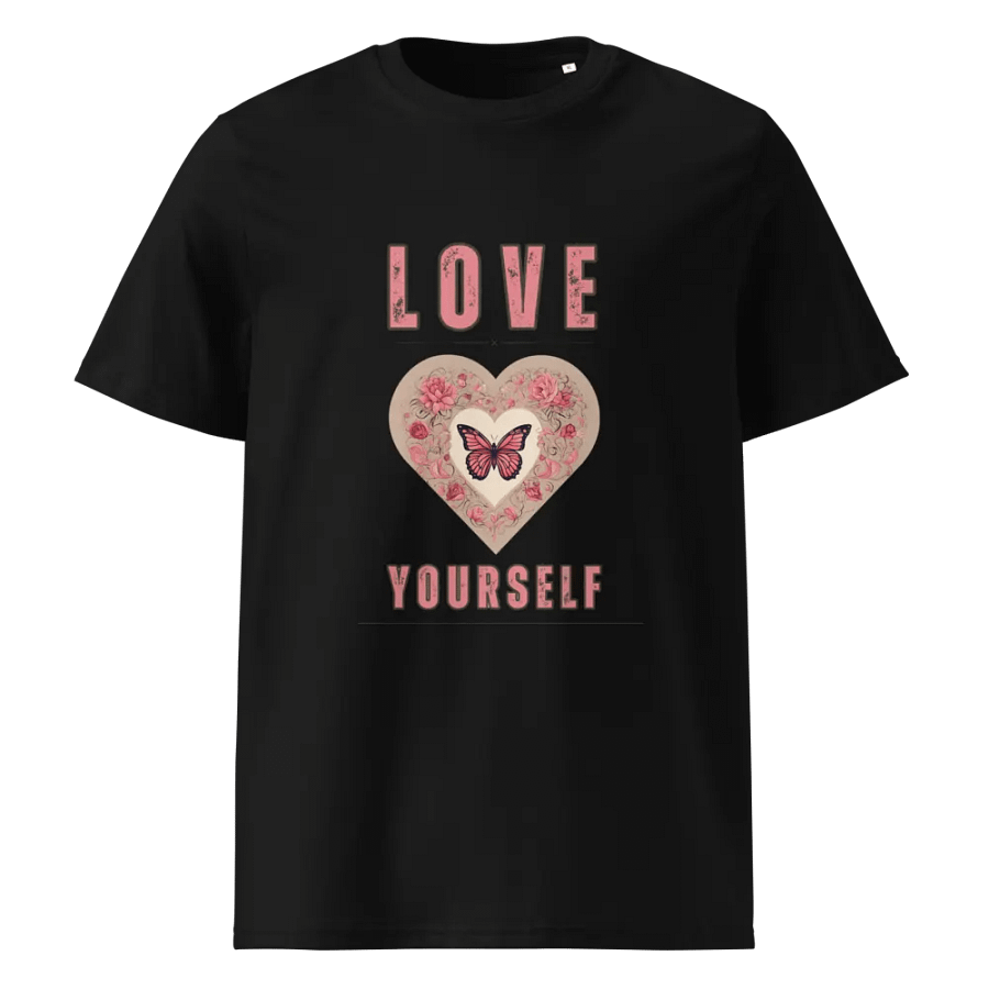 Floral Heart Love Organic Tee product image (1)