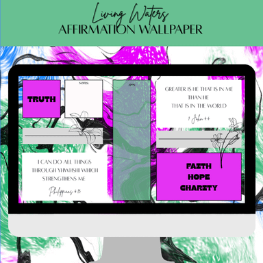 Living Waters Affirmation Wallpaper v4 product image (3)