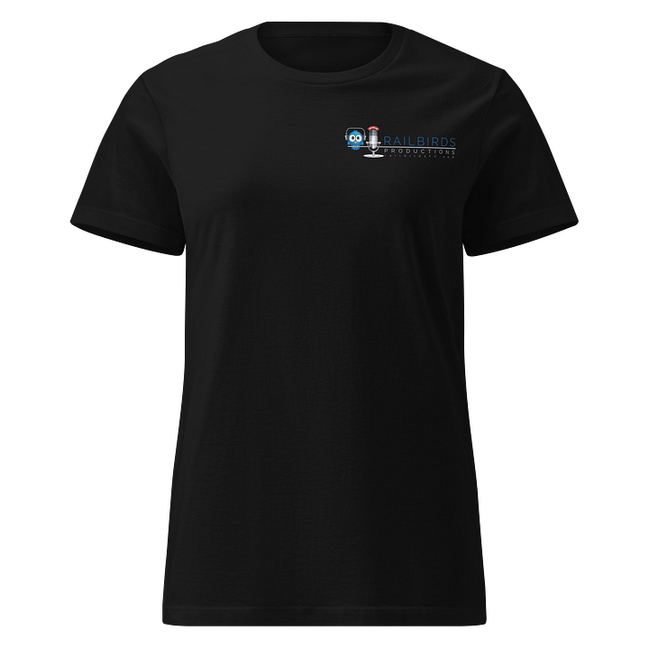 Women's Black Railbirds Fitted Tee product image (1)