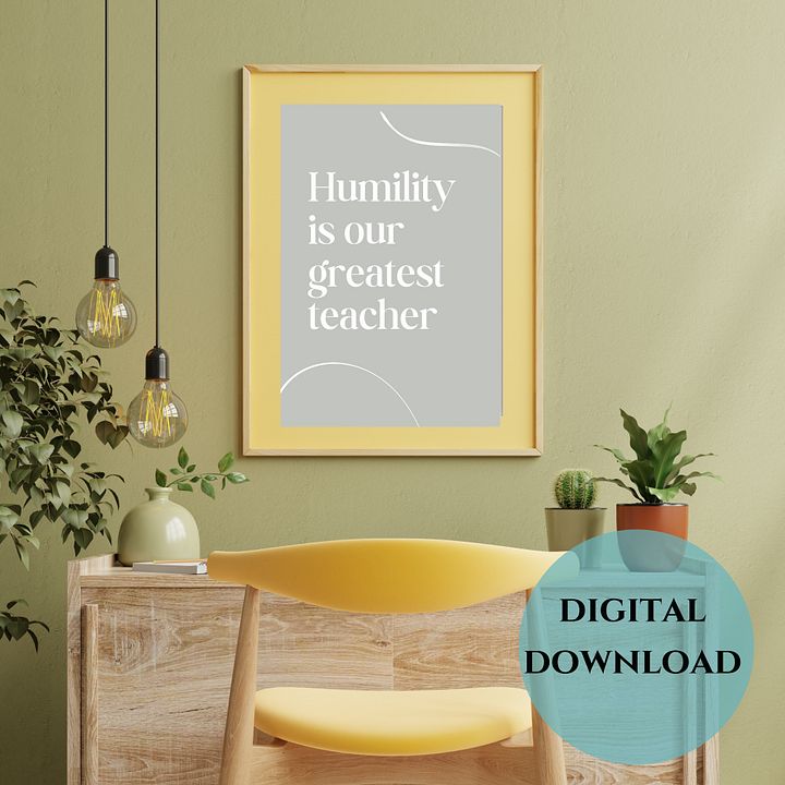 Humility the Teacher Printable Wall Art product image (1)