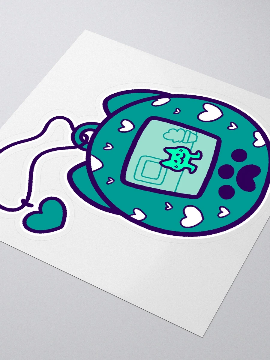 Lovely Digital Meow Sticker 2 - Teal product image (9)