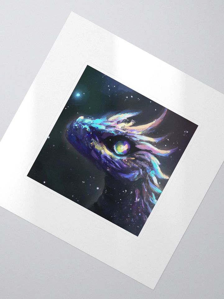 Galactic Wild Dragon Alpha Sticker product image (2)