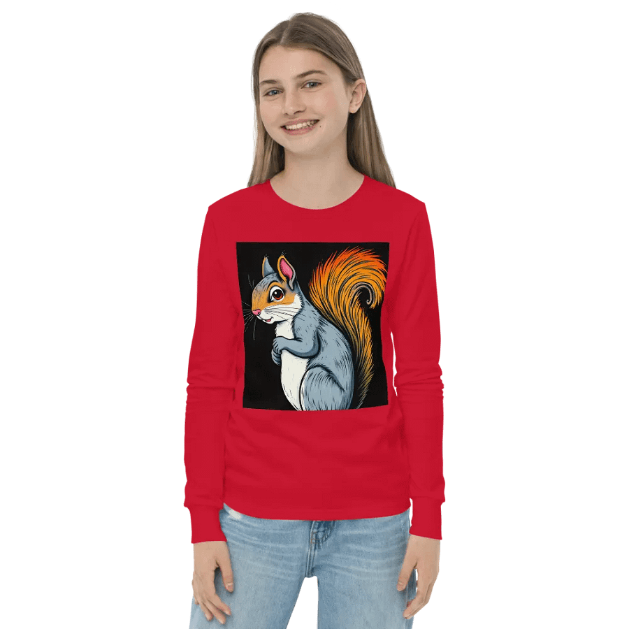 Pooky's Bushy Friend Long Sleeve Tee product image (2)