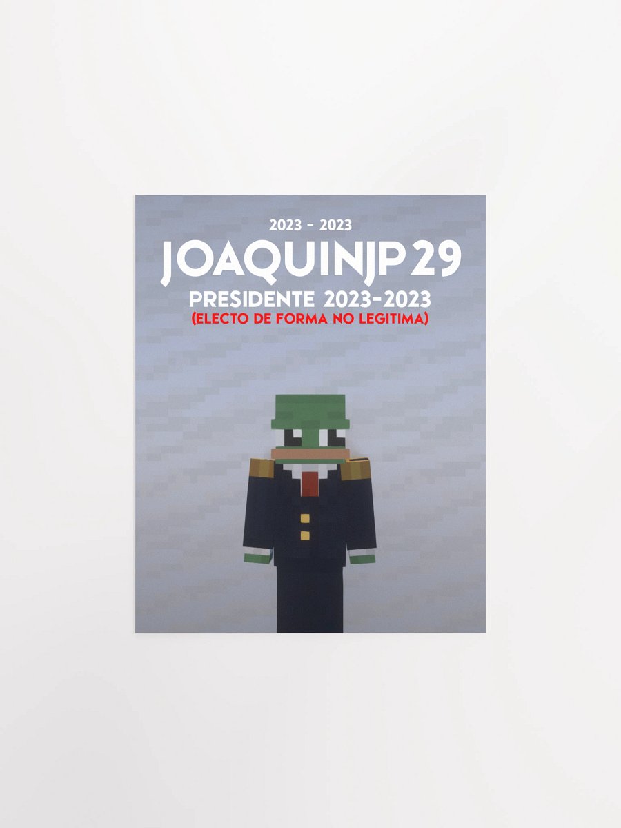 JoaquinJP29 II "Presidente" de NSCSL.COM - Poster product image (1)