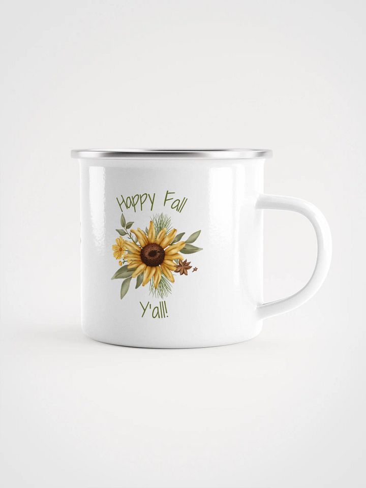 Fall Sunflower Serenity Enamel Mug product image (1)