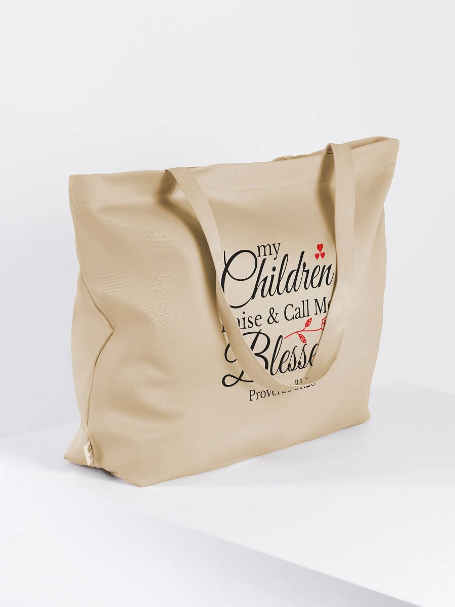 Blessed Mama Eco Tote Bag. product image (3)