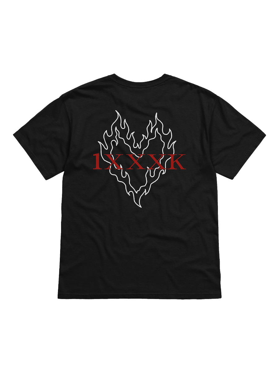 Fiery White Heart | Shirt product image (1)