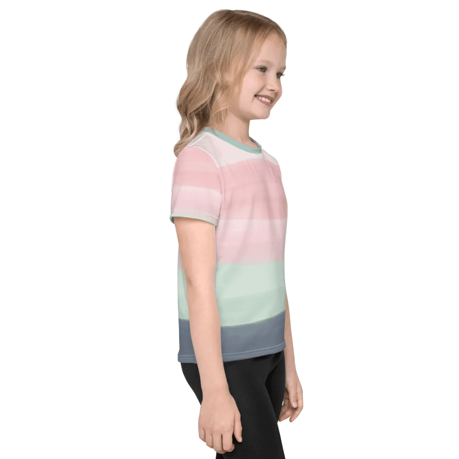 All-Over Print Kids Crew Neck T-Shirt product image (4)