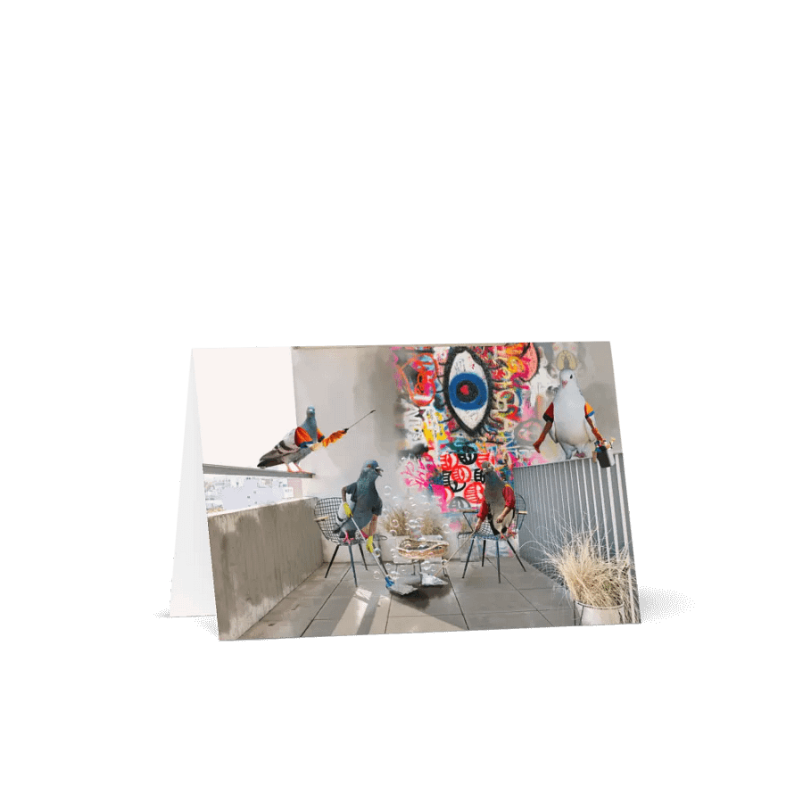 Pigeons cleaning up their shit product image (19)