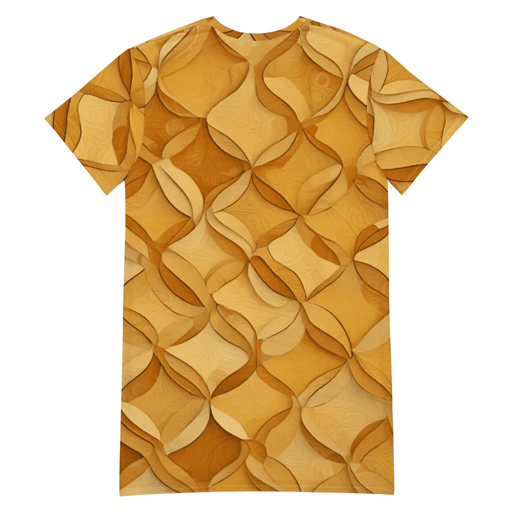 Honeycomb Symmetry T Shirt Dress product image (2)