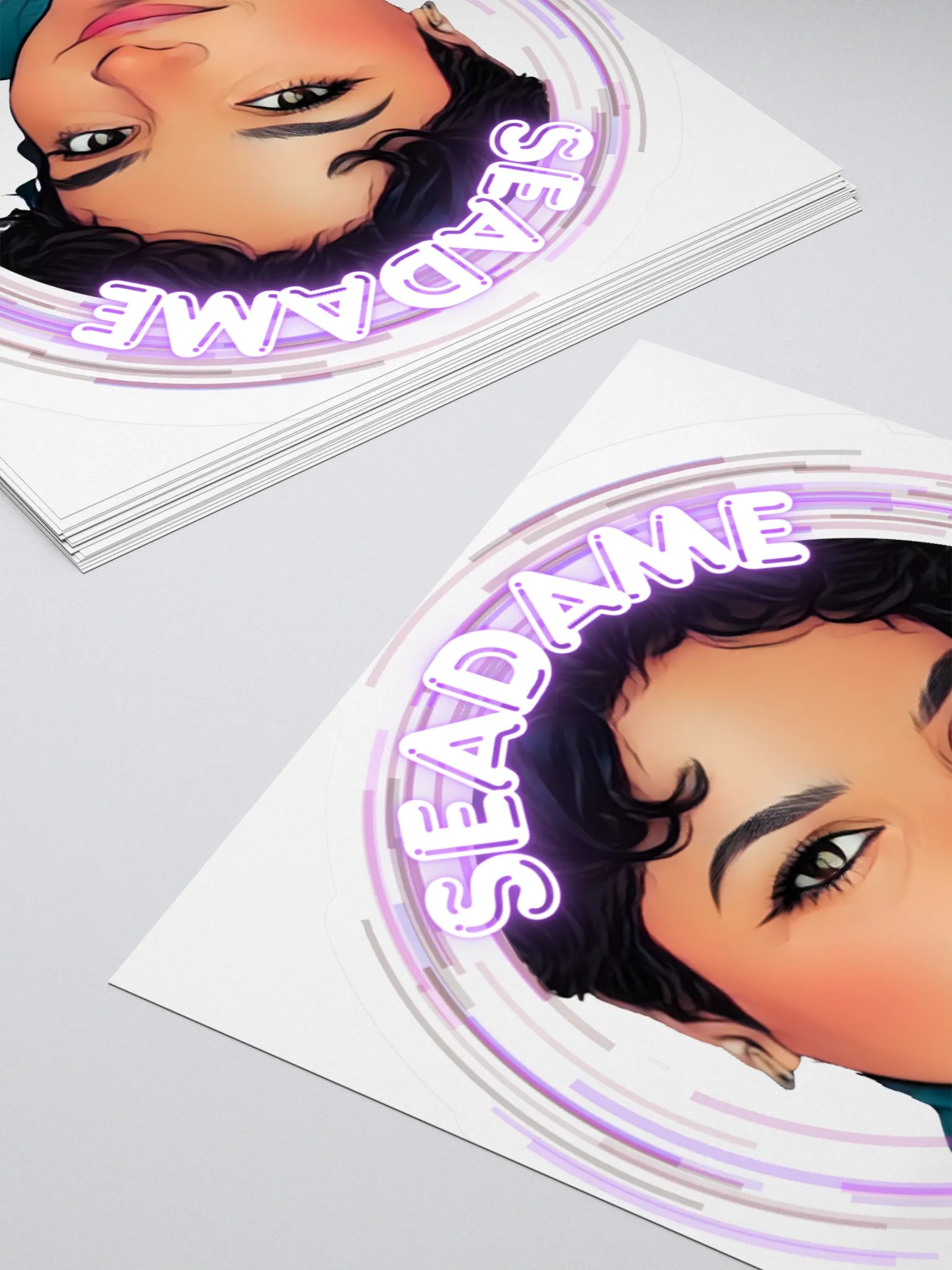 SeaDame - Self-Portrait Logo Sticker product image (12)