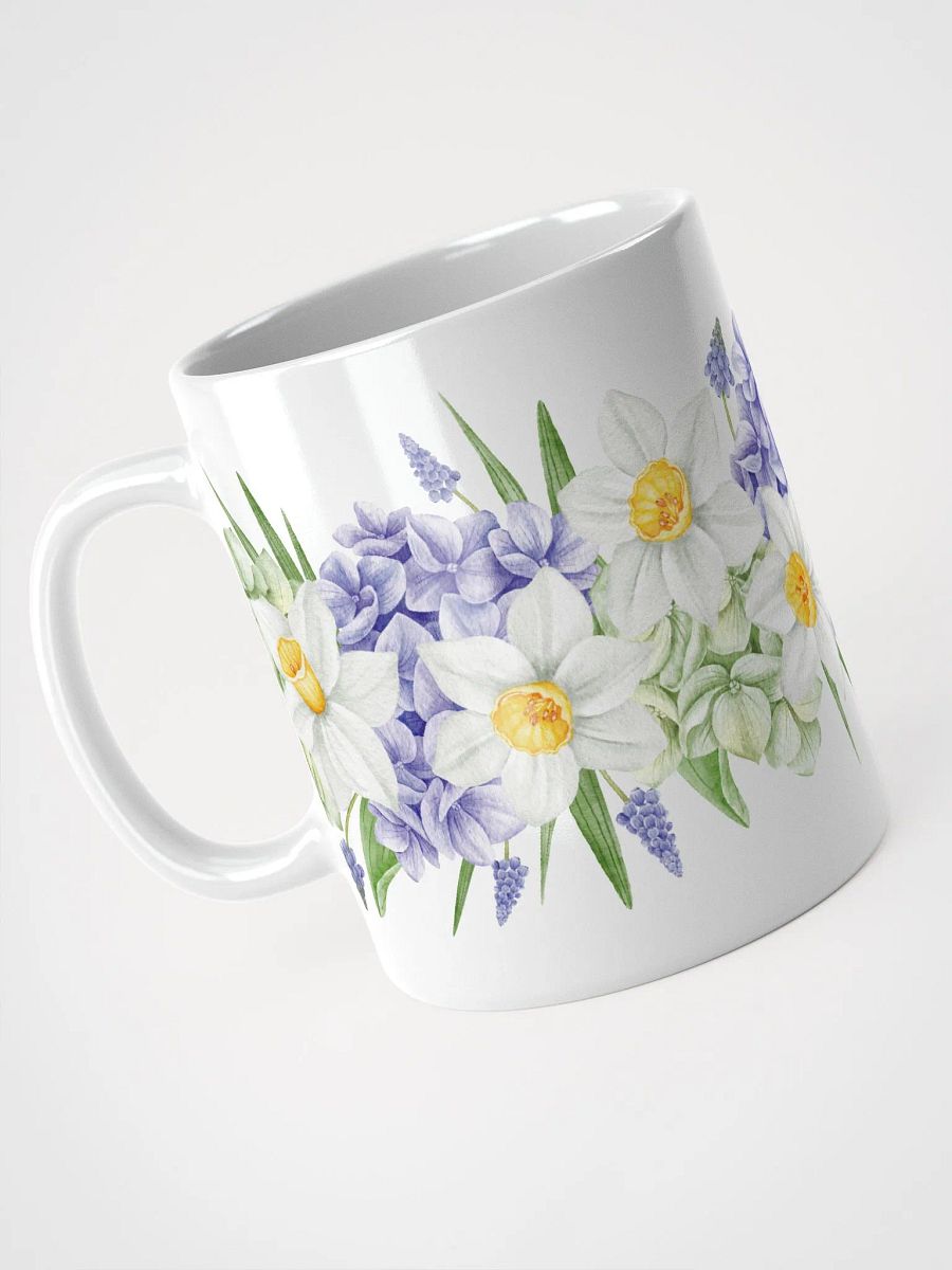 Floral Symphony White Glossy Mug product image (5)