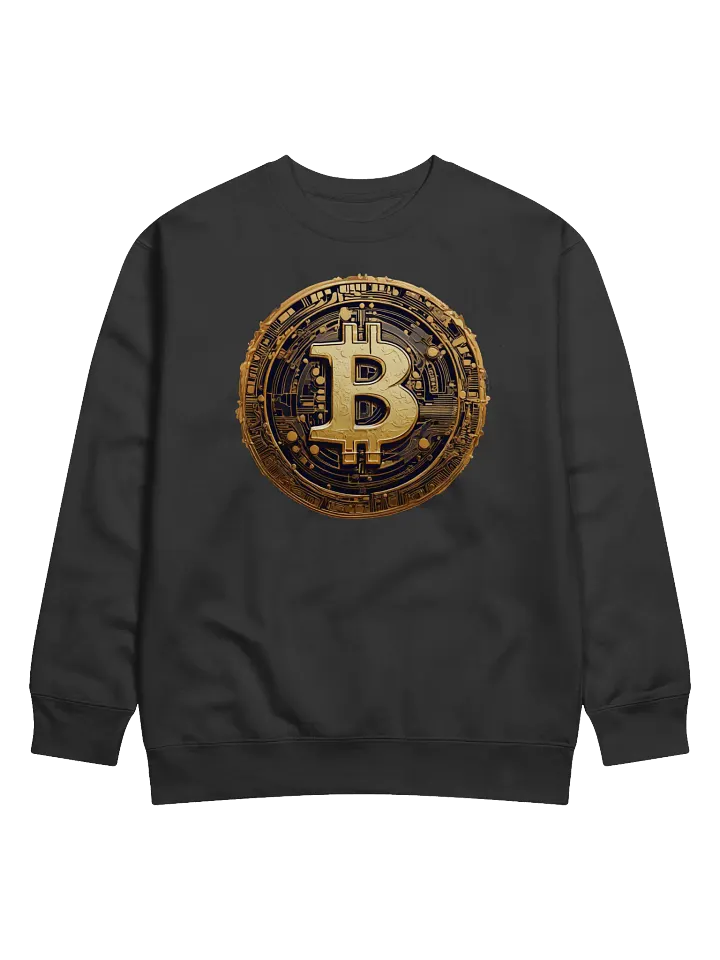 Blockchain BitCoin Unisex Sweatshirt, Trendy Crypto Fleece Pullover, Perfect Gift for Crypto Enthusiasts product image (1)