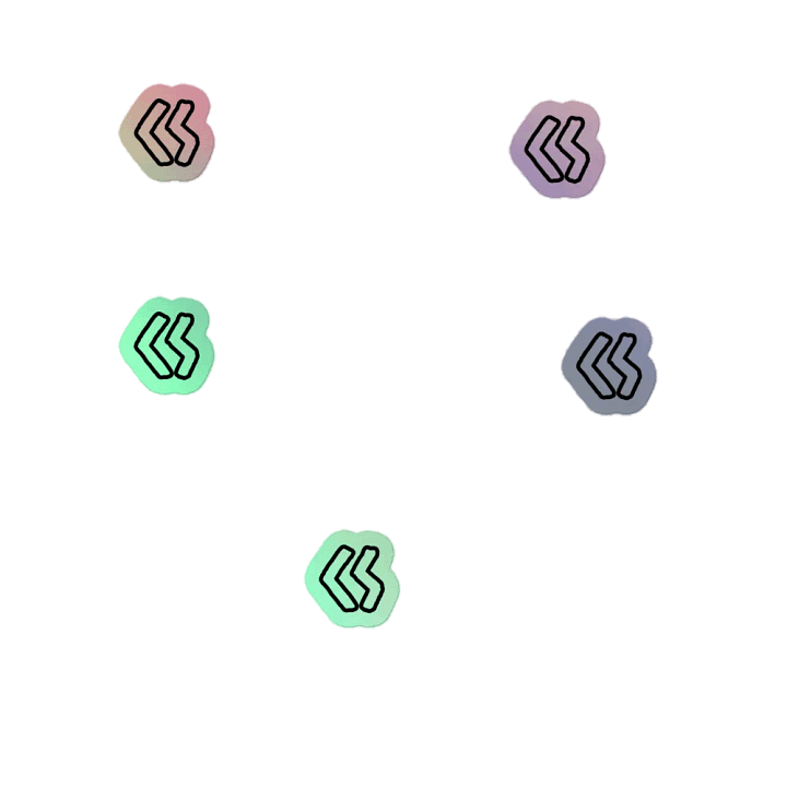 CS Holographic Stickers 5PK product image (1)
