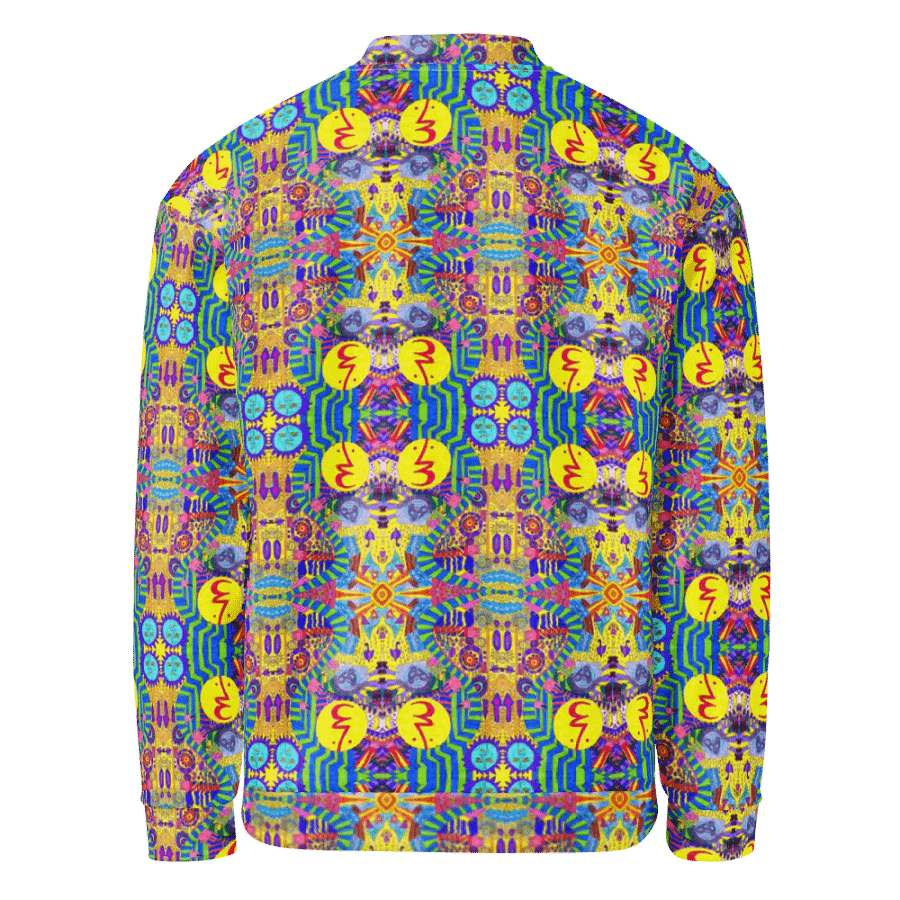 Abstract Colourful Doodles Unisex Bomber Jacket product image (8)
