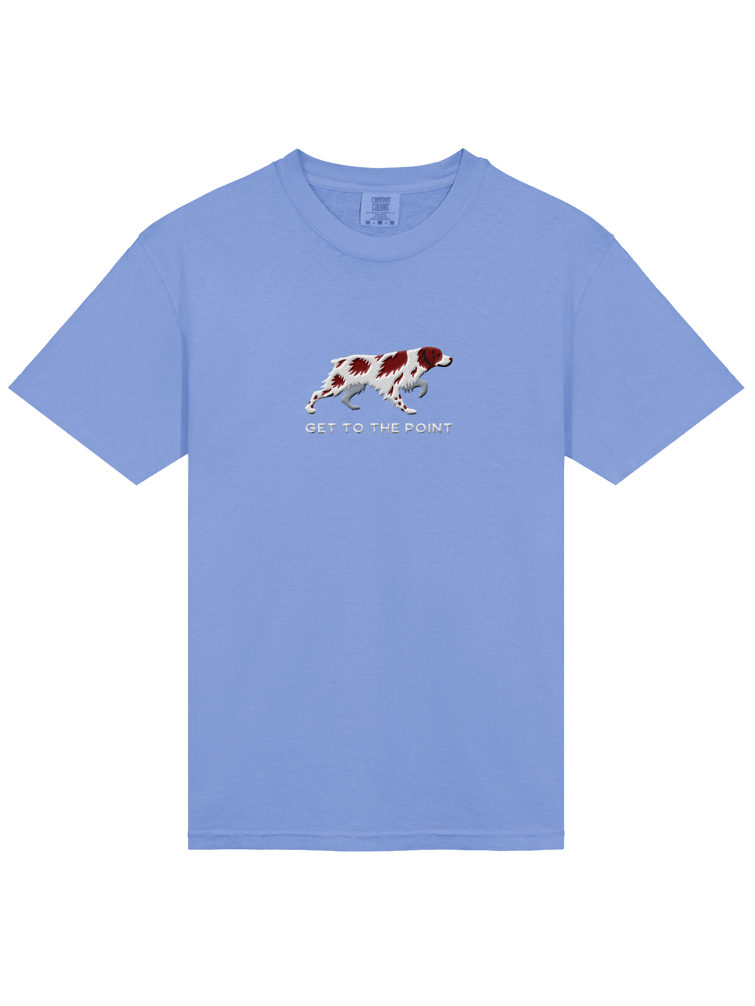 Get to the Point T-Shirt(Embroidered) of a Brittany Spaniel(Liver & White) product image (33)