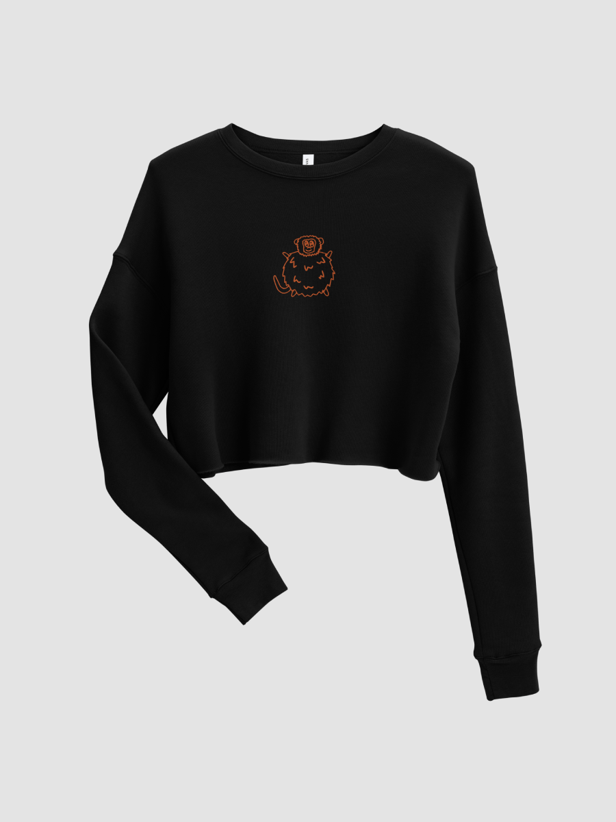 Orange Monkey Cropped Sweater product image (1)