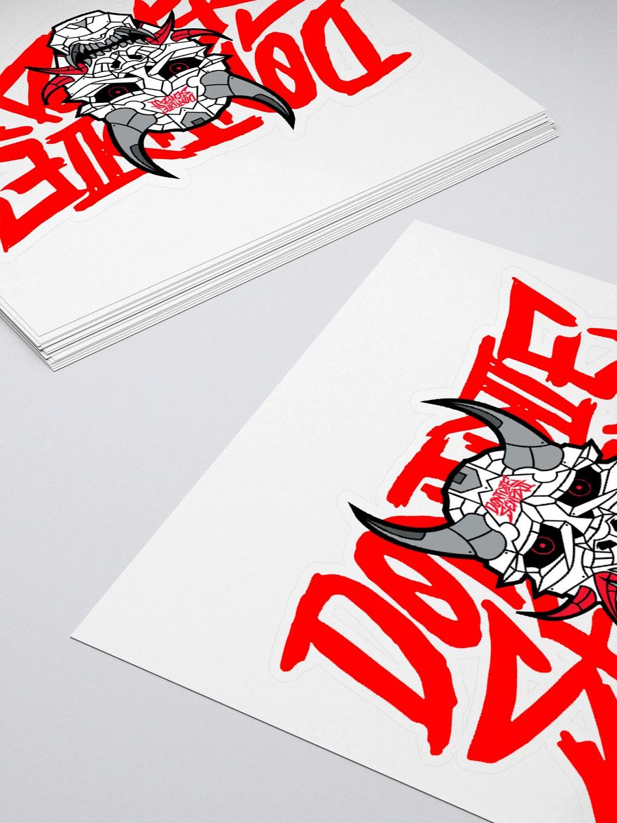 DontDieSenpai Double Logo Sticker product image (4)