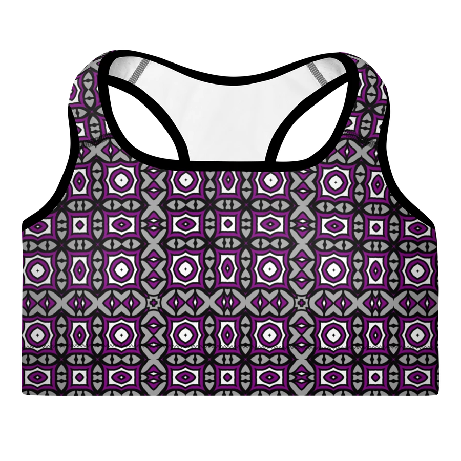 Asexual Abstract (3) - Padded Sports Bra product image (3)