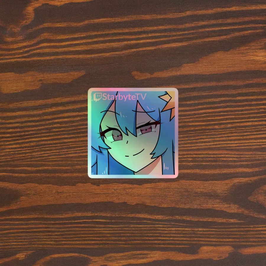 Astra Smug Holo Sticker product image (5)