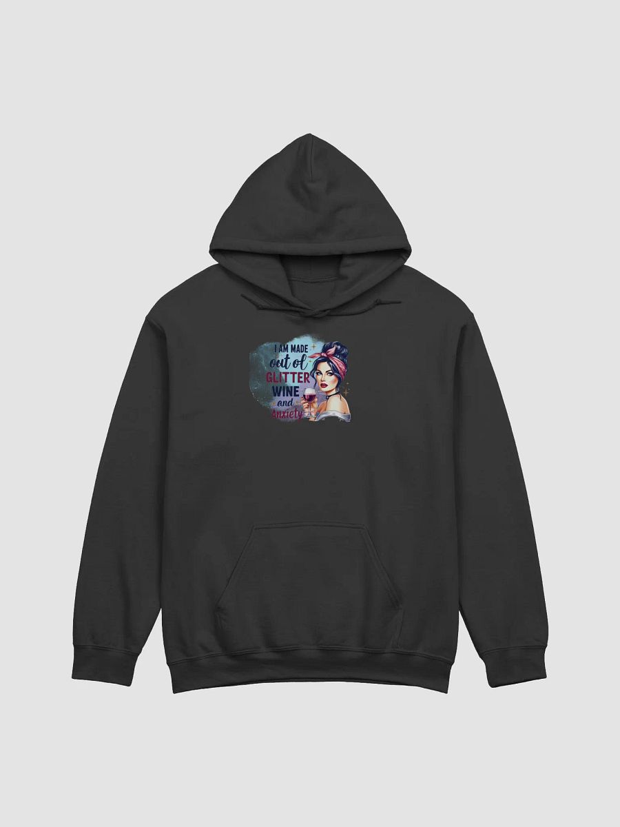 Glitter Wine & Anxiety Hoodie product image (1)