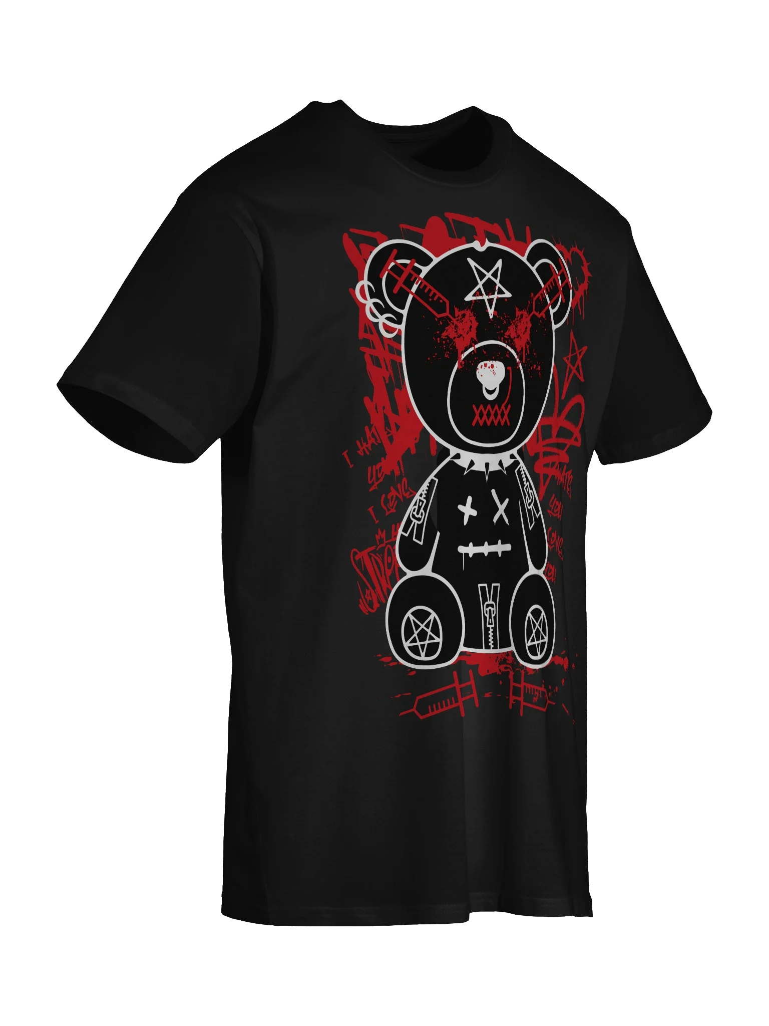 Graffiti Occult Bear Unisex Premium T-Shirt product image (4)