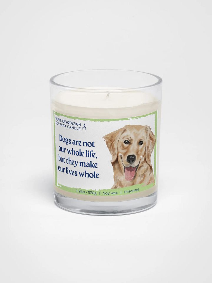 Golden Retriever Dog Lover Best Gift, Large Capacity, Great Value & Eco-Friendly Candle – 1.2 lbs of Pure Serenity product image (1)