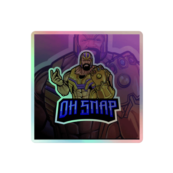 Oh Snap Holographic Sticker product image (1)