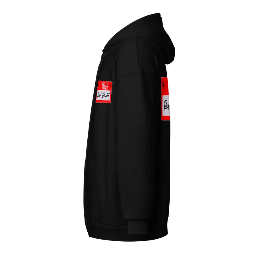 Red Bullett Name Tag Zip-Up Hoodie product image (17)