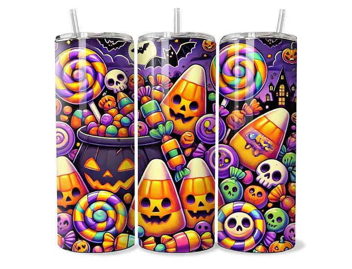 Halloween Candy Craze Tumbler - 20oz Stainless Steel product image (1)