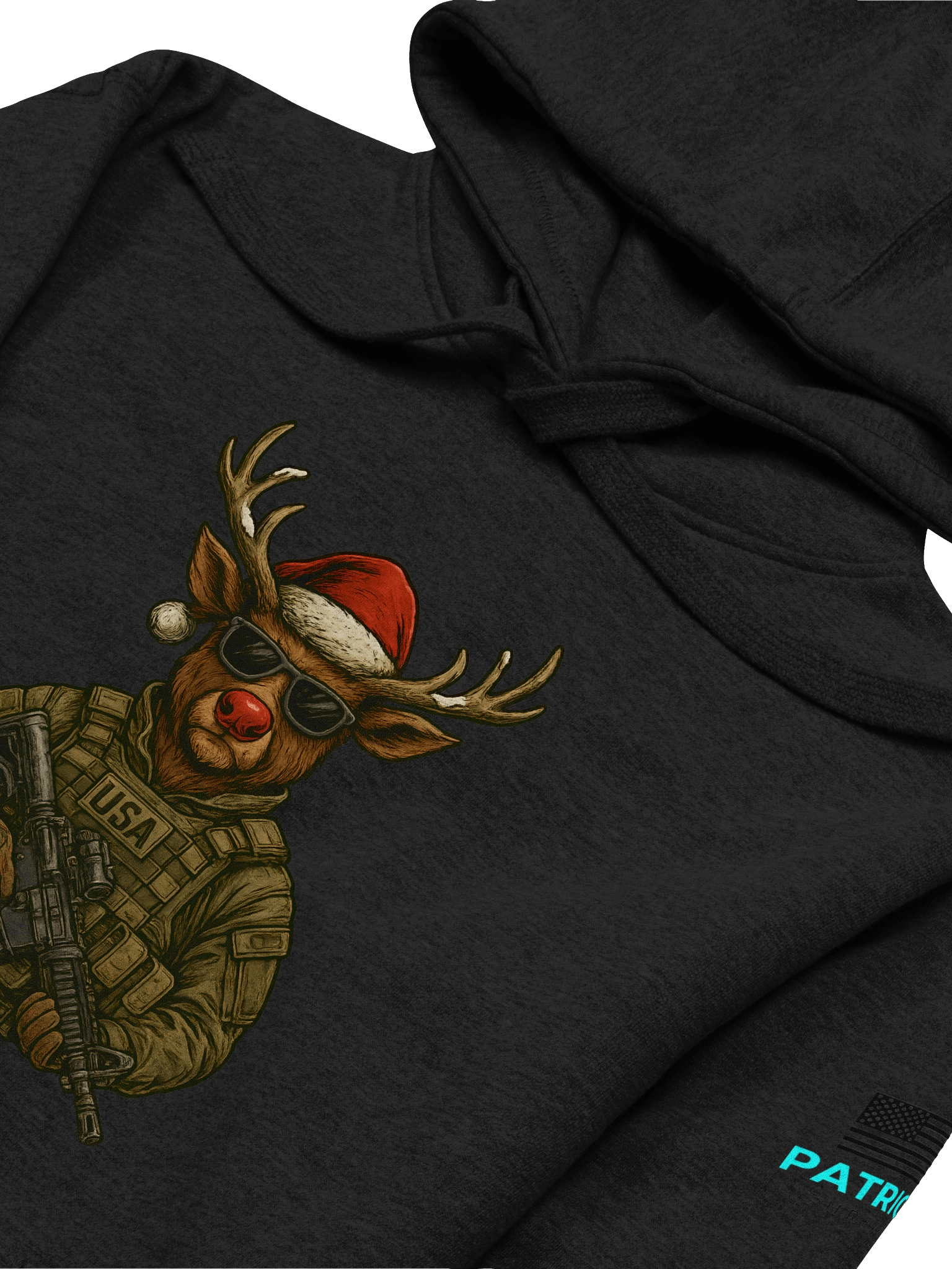 Tactical Reindeer Christmas Hoodie product image (3)
