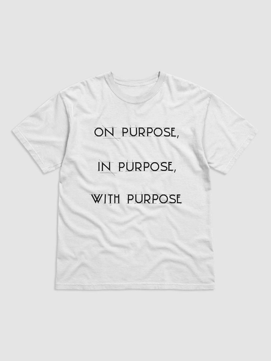 ON PURPOSE,IN PURPOSE,WITH PURPOSE(black PRINT) product image (1)