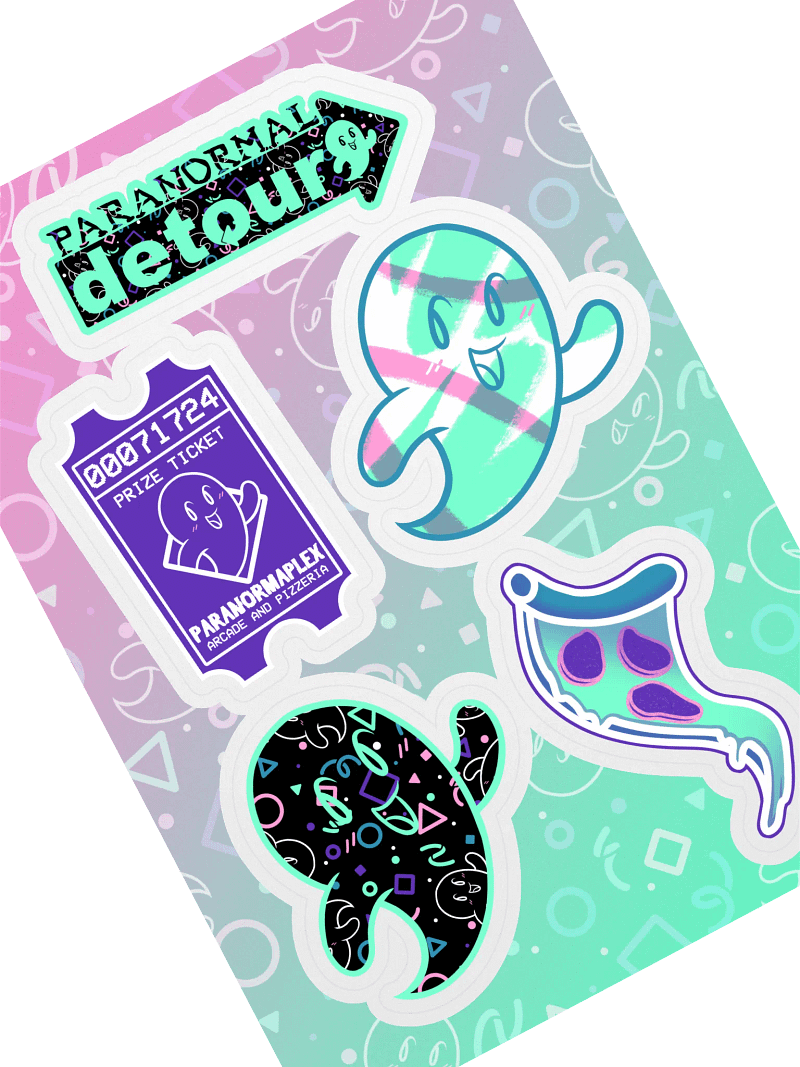 Haunted By the 90's Sticker Sheet