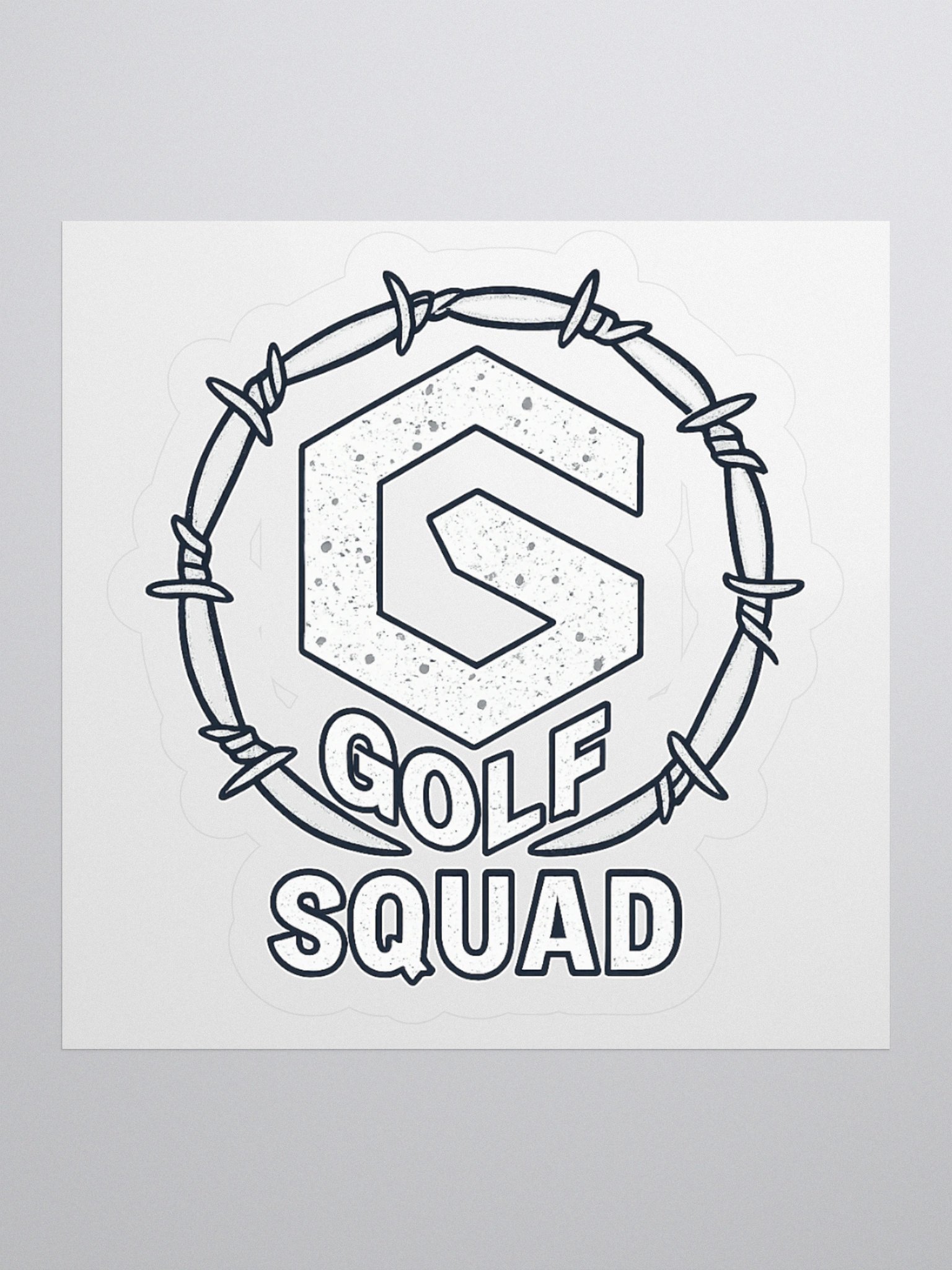 Golf Squad Resistance Emblem Vinyl Sticker product image (3)