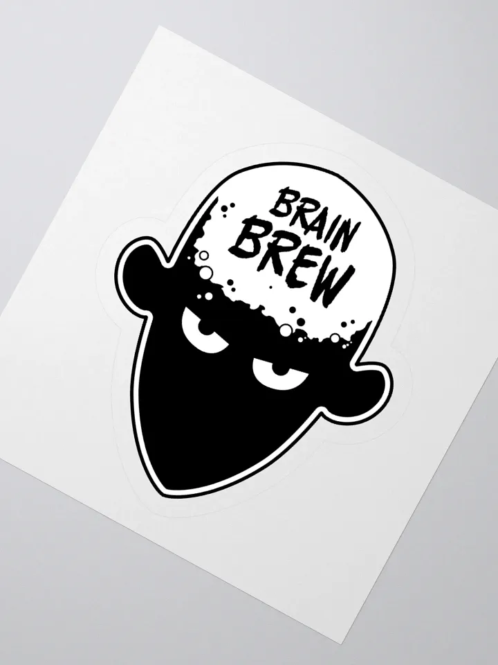 Brain Brew Student Coffee Lover Sticker product image (5)