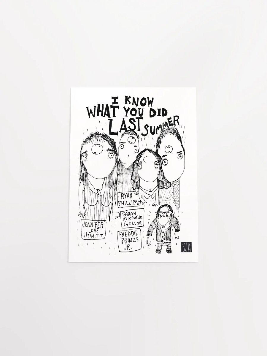 SJA I Know What You Did Last Summer matte poster product image (10)