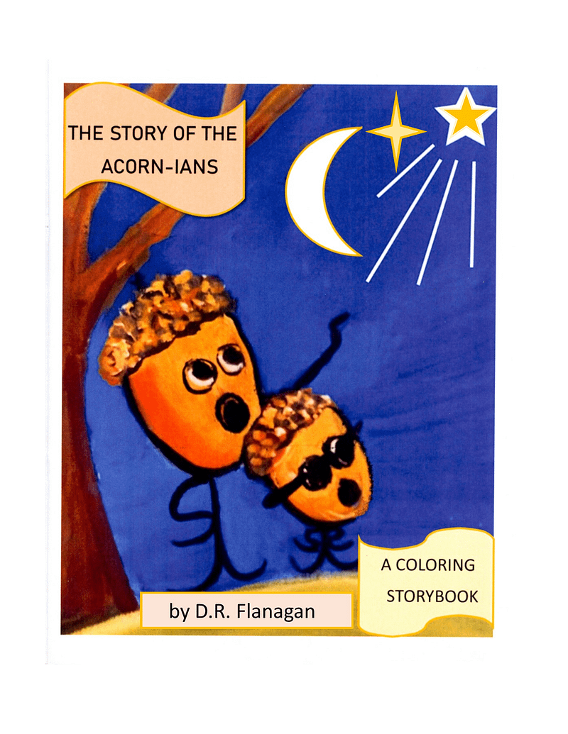 Book One The Story of the Acornians coloring storybook