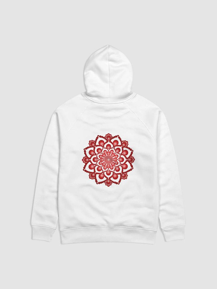 Red Dot Mandala Eco Hoodie product image (2)
