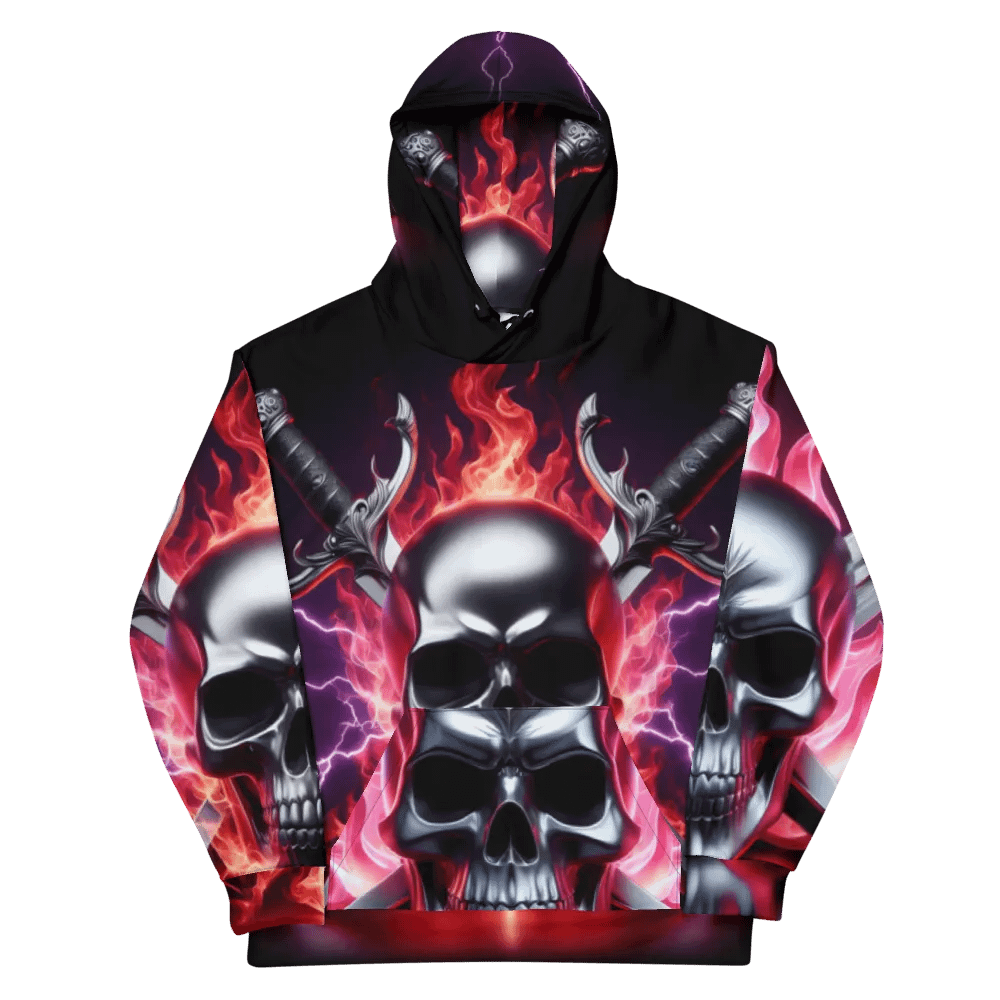 Reaper's Embrace - Unisex Skull Hoodie #22 product image (11)