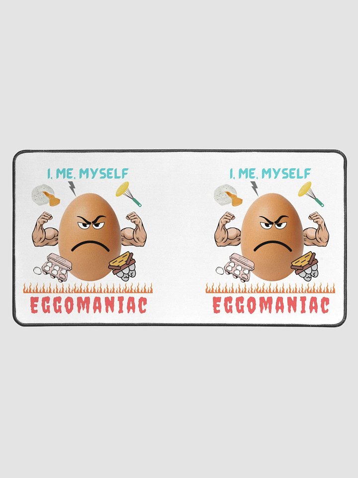 Eggomaniac - Egg with Attitude! Easter Egg Hunt Desk Mat product image (1)