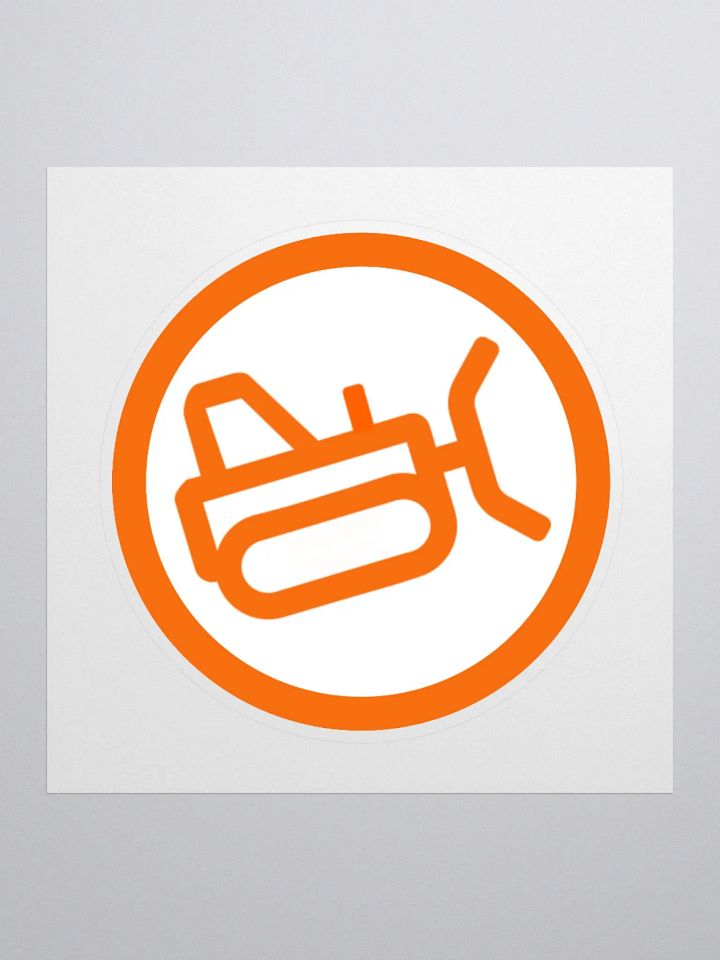 Bulldozer Logo Sticker product image (2)