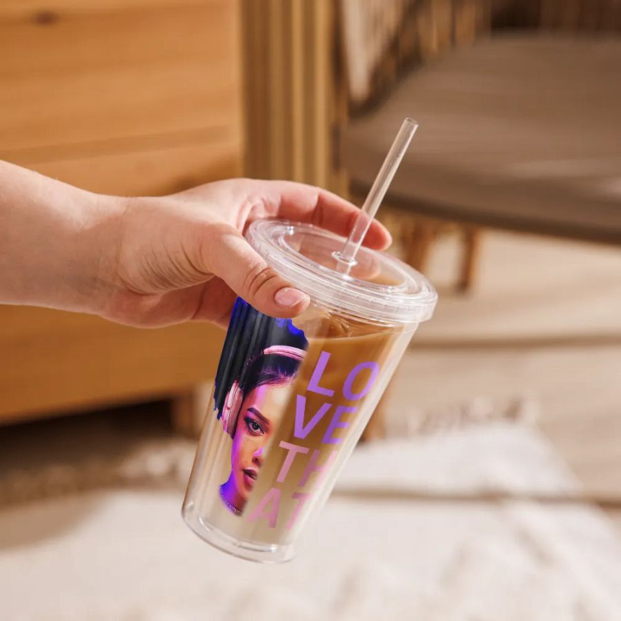 Eye Love That Plastic Tumbler product image (3)