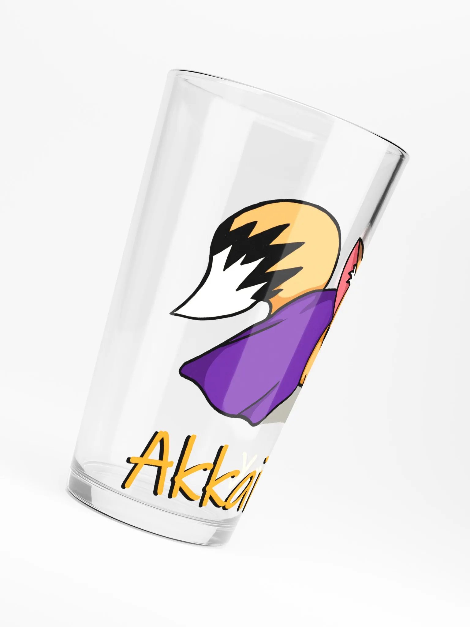 Fox Reading Pint Glass product image (6)