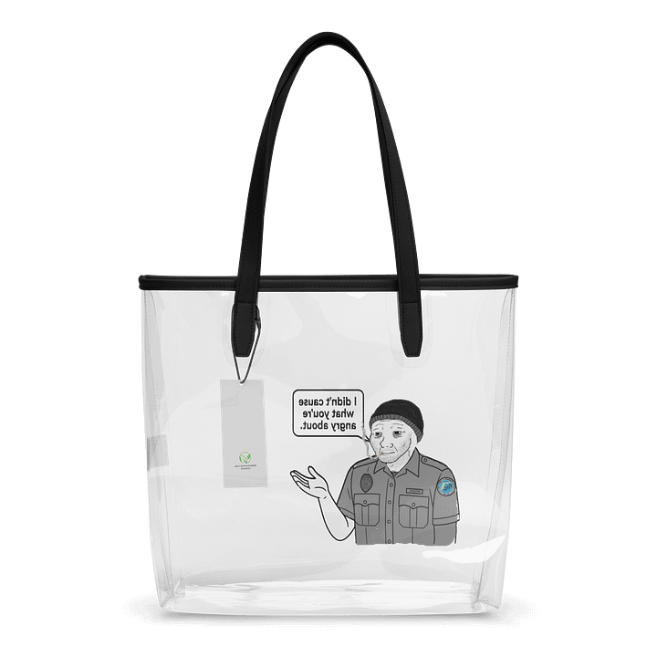 FDC Officer Meme Clear Tote product image (2)