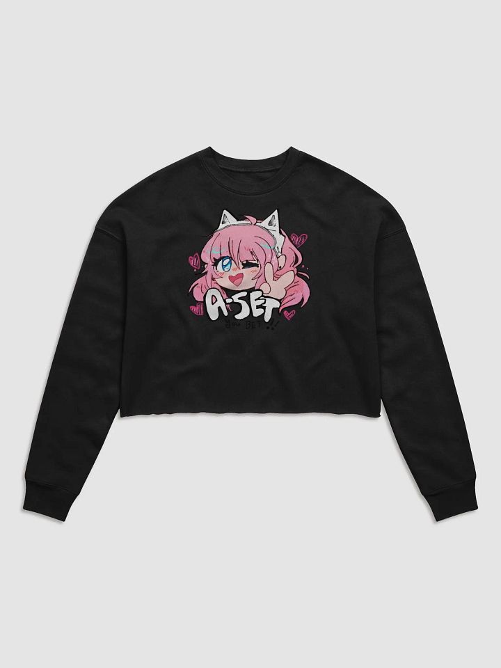 A-Set Fleece Crop Sweater product image (2)